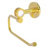 Allied Brass Clearview Polished Brass Wall Mount Single Post Toilet Paper Holder