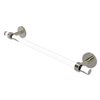Allied Brass Clearview 24-in Wall Mount Single Towel Bar - Polished Nickel