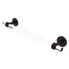 Allied Brass Clearview 24-in Antique Bronze Wall Mount Single Towel Bar