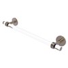 Allied Brass Clearview 18-in Antique Pewter Wall Mount Single Towel Bar