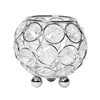 Elegant Designs 3-in x 3-in Crystal Tea Light Candle Holder