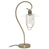 Lalia Home Studio Loft 22.2-in Antique Brass Incandescent On/Off Switch Standard Table Lamp with Glass Shade