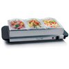 MegaChef 3-Station Residential Buffet Server/Warming Tray Combination