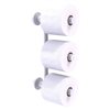 Allied Brass Waverly Place Matte White Wall Mount 3-Roll Toilet Paper Holder