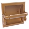 Allied Brass Pipeline Brushed Bronze Recessed Double Post Toilet Paper Holder