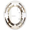 Designart 31.5-in x 23.7-in Fire and Ice Minerals III Oval Polished Wall Mirror