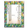 Designart 35.4-in x 23.6-in Tropical Mood Foliage 1 Modern Rectangular Mirror