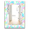 Designart 35.4-in x 23.6-in Pastel Dreams 1 Modern Rectangular Mirror