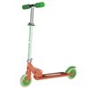 Rugged Racers 2-Wheel Orange and Green Football Design with LED Lights Kids Scooter