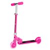 Rugged Racers 2-Wheel Pink with LED Lights Foldable Kids Scooter