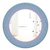 Designart Canada 24-in L x 24-in W Round Pastel Dreams Polished Wall Mirror