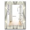 Designart Canada Rectangle 35.4-in L x 23.6-in W Scandinavian Polished Wall Mirror