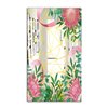 Designart Efflorescent Gold Pink 1 Rectangular 35.4-in L x 23.6-in W Polished Glam Green Wall Mounted Mirror