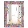 Designart 35.4-in x 23.6-in Pink Abstract Pattern I Modern Mirror