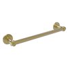 Allied Brass Continental 30-in Satin Brass Wall Mount Single Towel Bar with Twist Detail