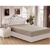 Marina Decoration Twin Taupe Polyester Bed Sheet
