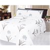 Marina Decoration Grey and White Twin Duvet Cover Set - 2-Piece