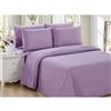 Marina Decoration King Purple Polyester Bed Sheets - 6-Piece