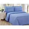 Marina Decoration Queen Light Blue Polyester Bed Sheets - 6-Piece