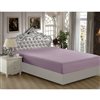 Marina Decoration Twin Purple Polyester Bed Sheet