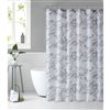 Nova Home Collection 72-in x 72-in Polyester Grey Pattern Shower Curtain