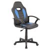 WHI Blue and Black Contemporary Adjustable Height Swivel Desk Chair