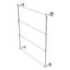 Allied Brass Clearview 30-in Polished Nickel Wall Mount 4-Tier Towel Bar