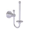 Allied Brass Astor Place Wall Mount Single Post Toilet Paper Holder in Polished Chrome