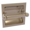 Allied Brass Dottingham Antique Pewter Recessed Double Post Toilet Paper Holder