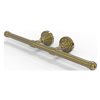 Allied Brass Dottingham Unlacquered Brass Wall Mount Double Post Toilet Paper Holder