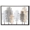 Grayson Lane 30-in H x 45-in W Black Metal Modern/Contemporary Floral and Botanical Wall Accent