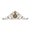 Grayson Lane 19-in H x 57-in W Gold Metal Transitional Floral and Botanical Wall Accent