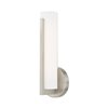 Livex Lighting Visby 4.38-in W 0-light Brushed Nickel Modern/contemporary Wall Sconce