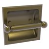Allied Brass Prestige Skyline Antique Brass Recessed Double Post Toilet Paper Holder