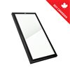 Columbia Skylights Triple Glazed Glass Curb Mount Fixed Skylight with Black Frame- 30.5-in x 70.5-in