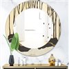 Designart 24-in x 24-in Geometric Forest Farmhouse Mirror