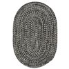 Colonial Mills Anastasia 5-in x 7-in Black Oval Indoor/outdoor Abstract Farmhouse/cottage Rug