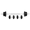 Soozier 143-lb Black Adjustable Dumbbell Set - 14-Piece