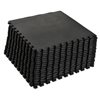 HomCom 0.4-in x 24.4-in x 24.4-in Black Foam Interlocking Floor Mat - 18-Pack