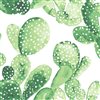 ESTA Home Non-woven Unpasted Mimi Green Cactus Wallpaper