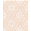 Fine Decor Paper Unpasted Beaumont Coral Ogee Wallpaper