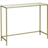 VASAGLE Glass Midcentury Console Table