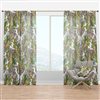 Designart 108-in x 52-in Texture Watercolor Abstract Pattern Curtain Panels