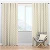 Designart Abstract Geometrical  95-in Blackout Standard Lined Curtain Panel