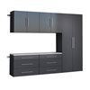 Prepac HangUps 90-in x 72-in Black Composite Wood - Storage Set (5-Pack)