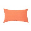 Bozanto Solid Coral Rectangular Throw Pillow
