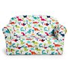 CASAINC 17.5-in Dinosaur Pattern Upholstered Kids Accent Sofa