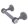 Allied Brass Pacific Grove Wall Mount Double Post Toilet Paper Holder in Matte Grey