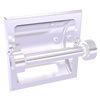Allied Brass Pacific Grove Satin Chrome Recessed Double Post Toilet Paper Holder