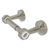 Allied Brass Pacific Beach Polished Nickel Wall Mount Double Post Toilet Paper Holder with Grooved Accents